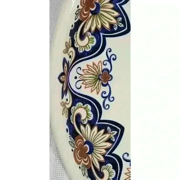 Boch Vieux Rhodes Delft-Tureen With Underplate - Picture 10 of 12